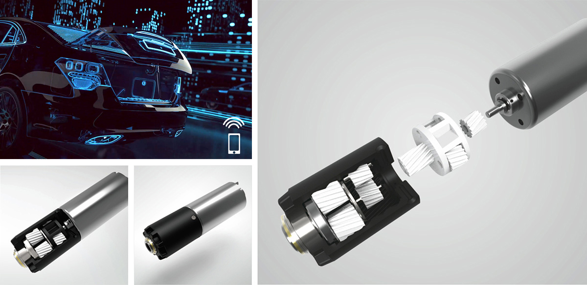 电动尾门推杆电机 电动尾门推杆电机